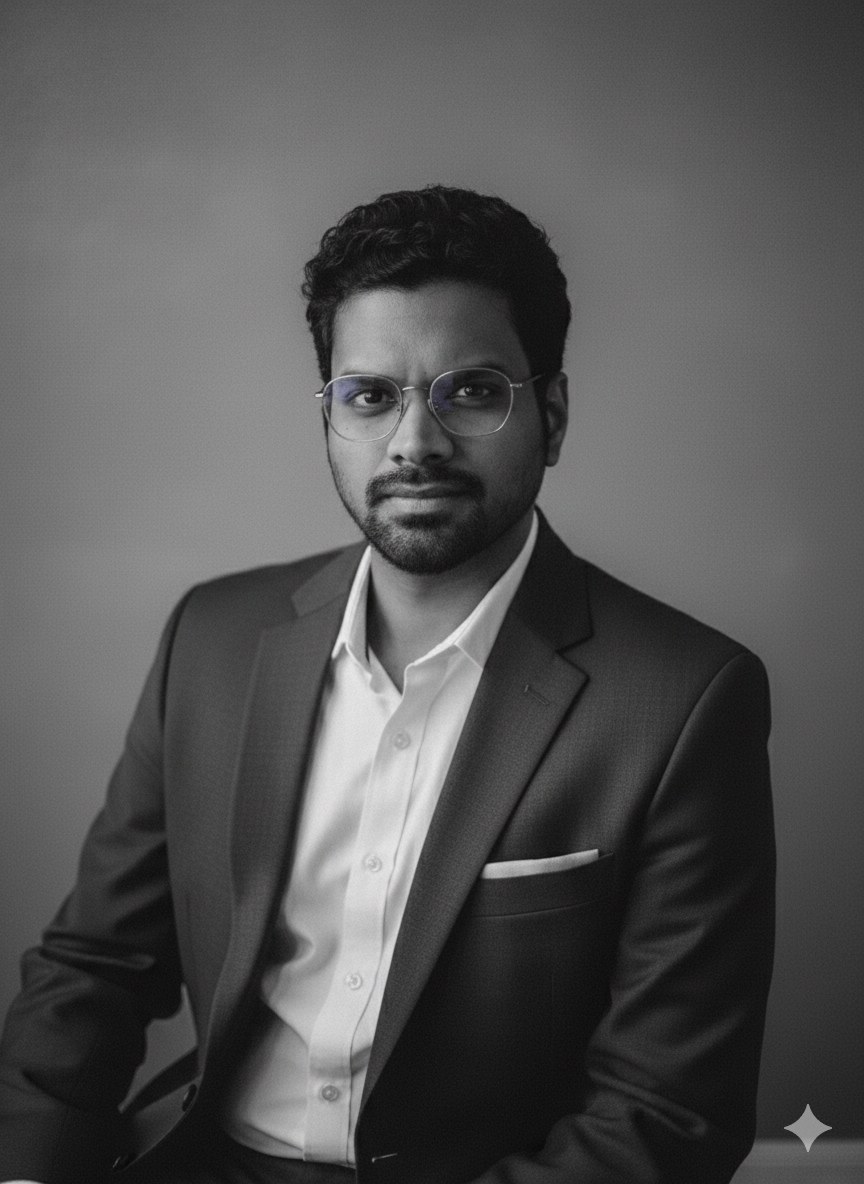 Professional portrait of Muralidharan Lakshmanan